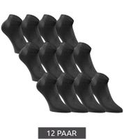 48 pairs of JACK & JONES Short Sock sneaker socks, sports socks, cotton quarter socks 12260511 in black, gray, white, or a mix