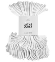 48 pairs of JACK & JONES Short Sock sneaker socks, sports socks, cotton quarter socks 12260511 in black, gray, white, or a mix