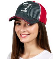 ALFA ROMEO Racing Orlen F1 Stagione 2020 Base Cap Formula 1 Donna e Uomo Cappellino in cotone Roberta Kubicy Grigio/Rosso/Bianco visiera piatta o curva