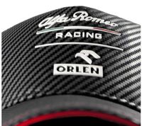 ALFA ROMEO Racing Orlen F1 Stagione 2020 Base Cap Formula 1 Donna e Uomo Cappellino in cotone Roberta Kubicy Grigio/Rosso/Bianco visiera piatta o curva