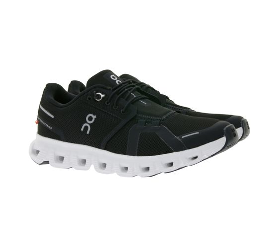 ON Running Cloud 6, chaussures de course durables pour femmes avec CloudTec et Speedboard 3WF10060299, noir