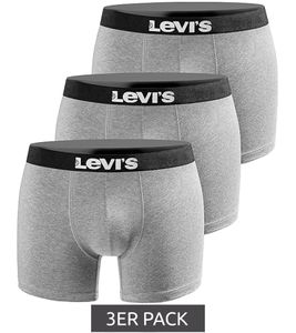 3er Pack LEVI´S Boxer Print Limited Edition Herren Boxershorts Unterhosen Unterwäsche 100001148 758 Grau