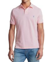 POLO RALPH LAUREN Herren Polo-Hemd Custom Slim Fit Baumwoll-Shirt Kurzarm-Shirt Basic-Shirt in Weiß, Grün, Schwarz, Pink, Rot, Blau, Rosa oder Grau