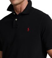 POLO RALPH LAUREN Herren Polo-Hemd Custom Slim Fit Baumwoll-Shirt Kurzarm-Shirt Basic-Shirt in Weiß, Grün, Schwarz, Pink, Rot, Blau, Rosa oder Grau