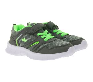 Zapatillas deportivas para niños LICO Skip VS con suela ligera CME. Zapatillas para niña o niño. Zapatillas. Zapatos de ocio. 590227 gris/verde.