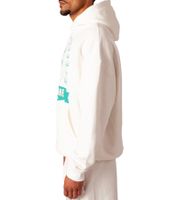 Felpa con cappuccio da uomo MARY JANE BERLIN con logo o stampa di lettere, felpa con cappuccio in cotone alla moda 2406-4-SW, bianca o azzurra