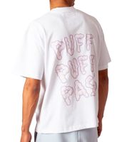 MARY JANE BERLIN Men's T-Shirt, Cotton T-Shirt, Short-Sleeved Shirt, Oversized Fit 2406-4-T2 in Black, White, Pink, or Light Blue