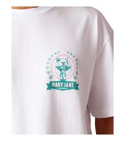 MARY JANE BERLIN Men's T-Shirt, Cotton T-Shirt, Short-Sleeved Shirt, Oversized Fit 2406-4-T2 in Black, White, Pink, or Light Blue