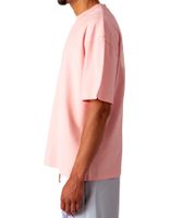 MARY JANE BERLIN Men's T-Shirt, Cotton T-Shirt, Short-Sleeved Shirt, Oversized Fit 2406-4-T2 in Black, White, Pink, or Light Blue