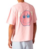 MARY JANE BERLIN Men's T-Shirt, Cotton T-Shirt, Short-Sleeved Shirt, Oversized Fit 2406-4-T2 in Black, White, Pink, or Light Blue