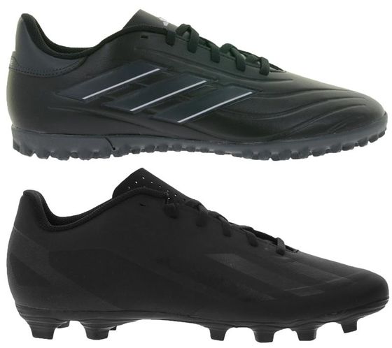 adidas Men's Football Boots Copa Pure 2 Club TF IE7525 or X Crazyfast.4 FxG GY7433 for Artificial Grass, Hard and Clay Pitches in Black