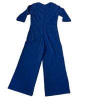 Be Wear Women's Jumpsuit, Fashionable Leisure One-Piece with a Defined Waist, Evening Jumpsuit B174 Blue