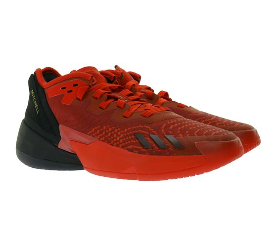 adidas D.O.N. Issue 4 Basketball Shoes, Sustainable Donovan Mitchell Style Indoor Shoes with Bounce Sole GX6886 Red