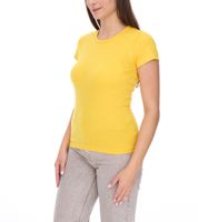 WORXWEAR Women's T-Shirt: Fashionable round-neck 180gsm short-sleeved shirt in blue, black, white, yellow, orange, green, purple, pink, and red