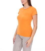 WORXWEAR Women's T-Shirt: Fashionable round-neck 180gsm short-sleeved shirt in blue, black, white, yellow, orange, green, purple, pink, and red