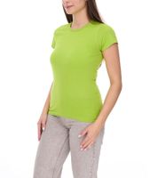 WORXWEAR Women's T-Shirt: Fashionable round-neck 180gsm short-sleeved shirt in blue, black, white, yellow, orange, green, purple, pink, and red