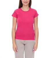 WORXWEAR Women's T-Shirt: Fashionable round-neck 180gsm short-sleeved shirt in blue, black, white, yellow, orange, green, purple, pink, and red