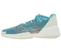 adidas D.O.N. Numero 4 Scarpe da basket Donovan Mitchell Style, scarpe da interno sostenibili con suola Bounce HR0718 Turchese/Bianco/Blu