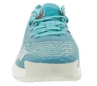 adidas D.O.N. Numero 4 Scarpe da basket Donovan Mitchell Style, scarpe da interno sostenibili con suola Bounce HR0718 Turchese/Bianco/Blu