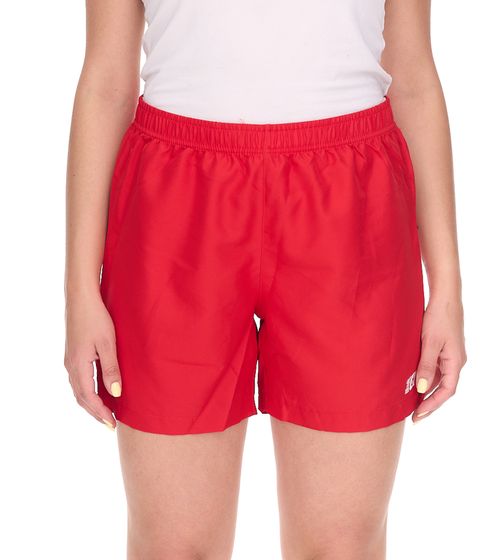 Outfitter OCEAN FABRICS Women's Training Shorts, Sustainable Sports Pants, Tahi Match, OUT-W-1032-OTW, Red