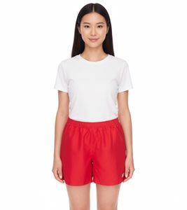 Outfitter OCEAN FABRICS pantaloncini da allenamento per donna pantaloni sportivi sostenibili Tahi Match OUT-W-1032-OTW Rosso Outfitter OCEAN FABRICS pantaloncini da allenamento per donna pantaloni sportivi sostenibili Tahi Match OUT-W-1032-OTW Rosso