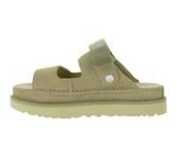 UGG Australia Goldenstar Slide Women's Sustainable Genuine Leather Shoes with EVA Sole Platform Sandal with Velcro Fastening 1167399 in Beige or Brown