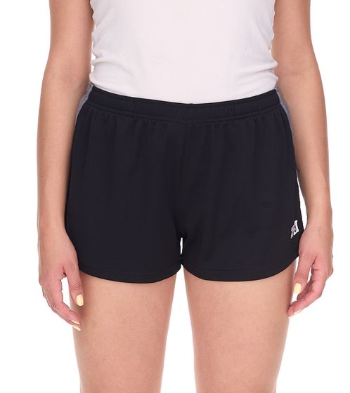 Outfitter OCEAN FABRICS Fitness-Shorts für Damen nachhaltige Sport-Hose Tahi Training OUT-W-1025-OTW Schwarz/Grau