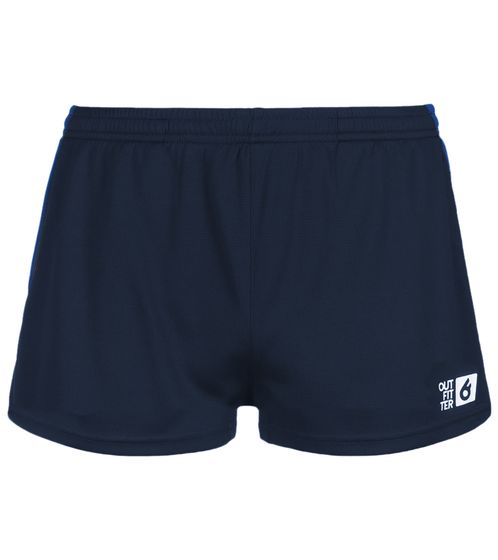 Outfitter OCEAN FABRICS fitness shorts for women sustainable sports pants Tahi Training OUT-W-1025-OTW Navy/Blue