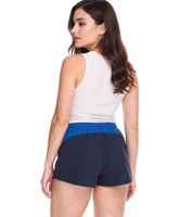 Outfitter OCEAN FABRICS fitness shorts for women sustainable sports pants Tahi Training OUT-W-1025-OTW Navy/Blue