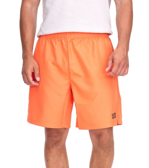 Outfitter OCEAN FABRICS Trainings-Shorts für Herren nachhaltige Sport-Hose Tahi Match OUT-M-1032-OTW Orange
