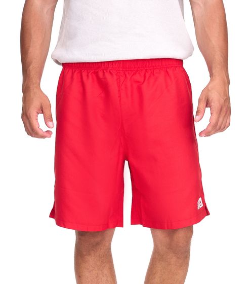 Outfitter OCEAN FABRICS training shorts for men sustainable sports pants Tahi Match OUT-M-1032-OTW Red