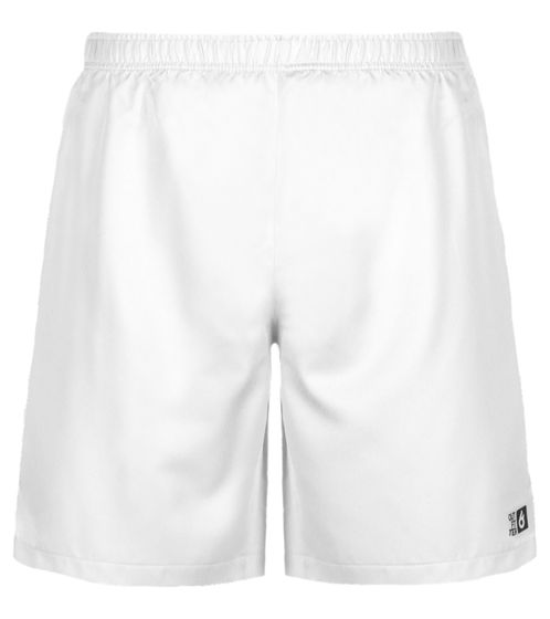 Outfitter OCEAN FABRICS training shorts for men sustainable sports pants Tahi Match OUT-M-1032-OTW White