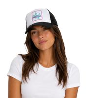 Gorra de camionero Beechfield de algodón con bordado "LEGALIZED" en blanco y negro o "MARY JANE BERLIN" en gris.