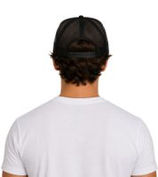 Gorra de camionero Beechfield de algodón con bordado "LEGALIZED" en blanco y negro o "MARY JANE BERLIN" en gris.