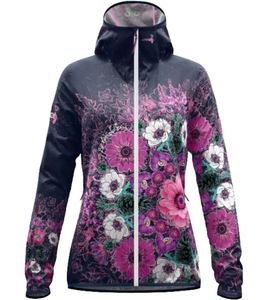 Crazy Women's Rain Jacket with Hood, Waterproof Transition Jacket S24056130D-00 X096 Navy/Pink