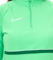 NIKE Academy 21 Dry Drill Long-Sleeve Women's Training Top with Half-Zip Sweatshirt with Dry-Fit CV2653 in Yellow or Green