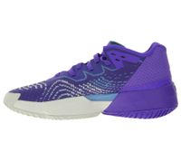 adidas D.O.N. Chaussures de basket-ball Issue 4, chaussures d'intérieur durables de style Donovan Mitchell avec semelle rebondissante HR0710 en violet ou GX6886 en rouge