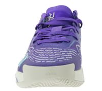 adidas D.O.N. Chaussures de basket-ball Issue 4, chaussures d'intérieur durables de style Donovan Mitchell avec semelle rebondissante HR0710 en violet ou GX6886 en rouge