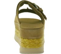 UGG Australia Aubrey Slide Women's Genuine Leather Platform Mules Summer Shoes with EVA Sole W/1167451 Black or Brown