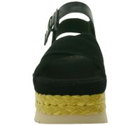 Sandali estivi con plateau in vera pelle da donna UGG Australia Aubrey con cinturino alla caviglia e suola in EVA, modello W/1167471, in marrone o nero.