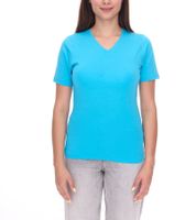ELEVATE Kawartha T-shirt da donna sostenibile, maglietta in cotone semplice, maglietta basic 200 g/m2, canottiera 3801743 Azzurro