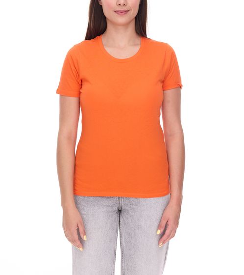 ELEVATE Heros Women's T-Shirt, Plain Cotton Shirt, 150 g/m² Basic Shirt, Undershirt, 3802933 Orange