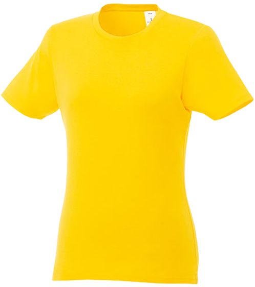 Camiseta de mujer ELEVATE Heros, camiseta lisa de algodón, 150 g/m², camiseta básica, camiseta interior, 3802910 Amarillo