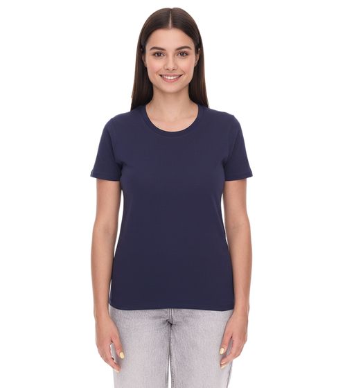 ELEVATE Heros Women's T-Shirt, Plain Cotton Shirt, 150 g/m² Basic Shirt, Undershirt, 3802949 Navy