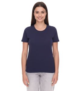ELEVATE Heros Women's T-Shirt, Plain Cotton Shirt, 150 g/m² Basic Shirt, Undershirt, 3802949 Navy