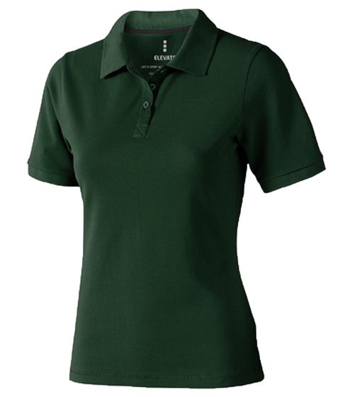 ELEVATE Helios women's polo shirt, cotton polo shirt, pique knit 180 g/m² 3810770 dark green