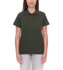 Polo da donna ELEVATE Helios, polo in cotone, maglia piquet 180 g/m² 3810770 verde scuro Polo da donna ELEVATE Helios, polo in cotone, maglia piquet 180 g/m² 3810770 verde scuro