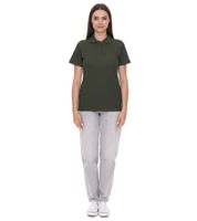 Polo femme ELEVATE Helios, polo en coton, maille piquée 180 g/m² 3810770 vert foncé
