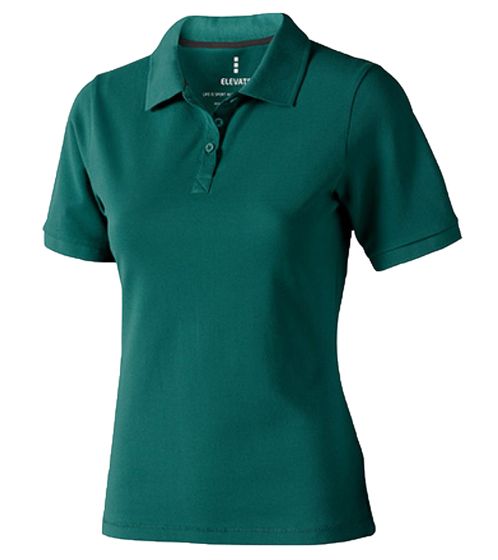 Polo femme ELEVATE Helios, polo en coton, maille piquée 180 g/m² 3810760 Forest Dark Green