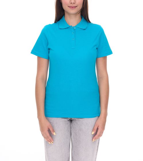 Polo femme ELEVATE Helios, polo en coton, maille piquée 180 g/m² 3810751 Bleu Aqua